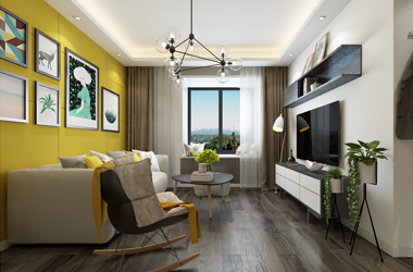 珠江帝景旧房刷墙